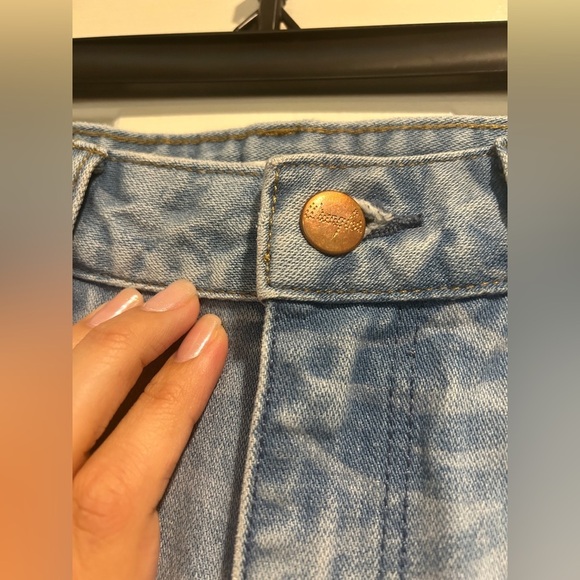 Wrangler Meow Laser Tiger Print Wanderer Jeans High Rise Flare Size 27 x 34 - Picture 6 of 13